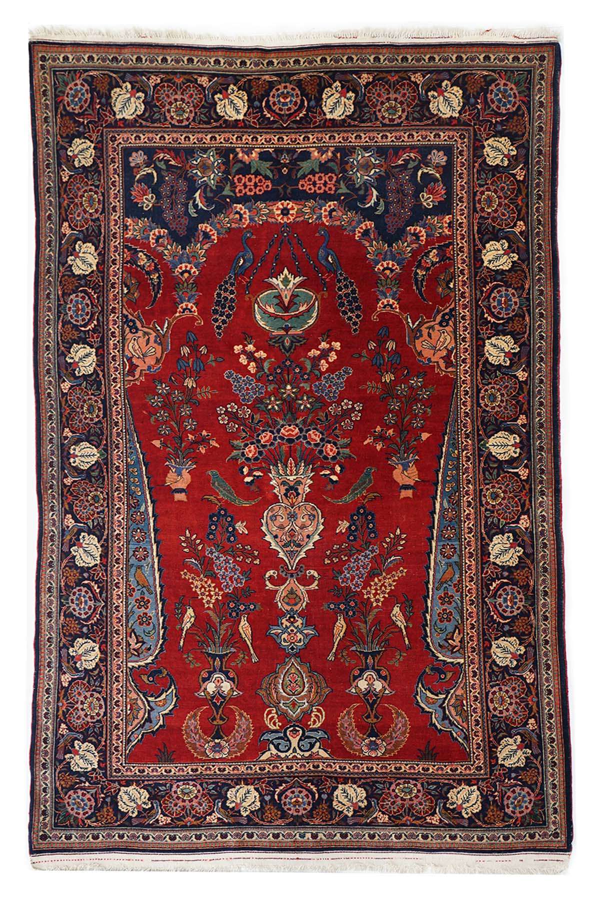 Antique Persian Kashan - Vase Design