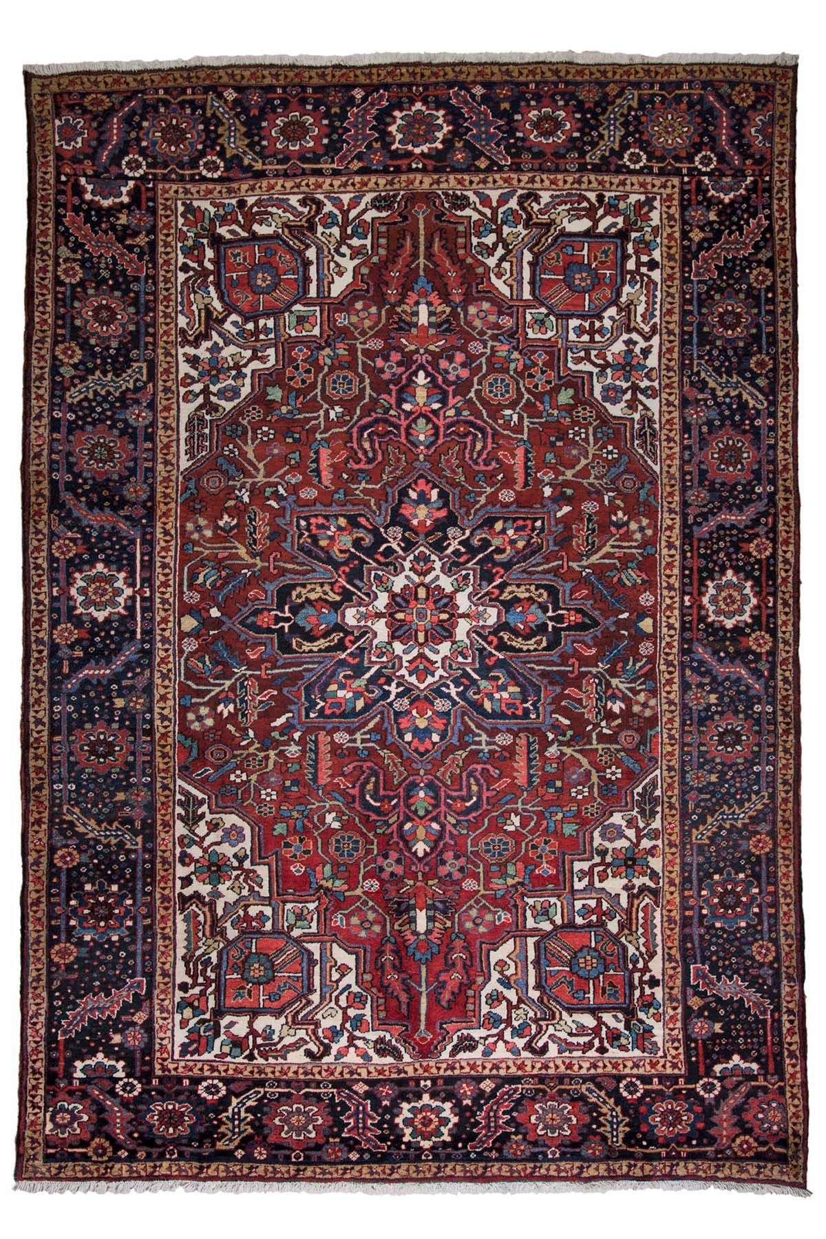 Persian Heriz Rug - 3.55 x 2.55 cm