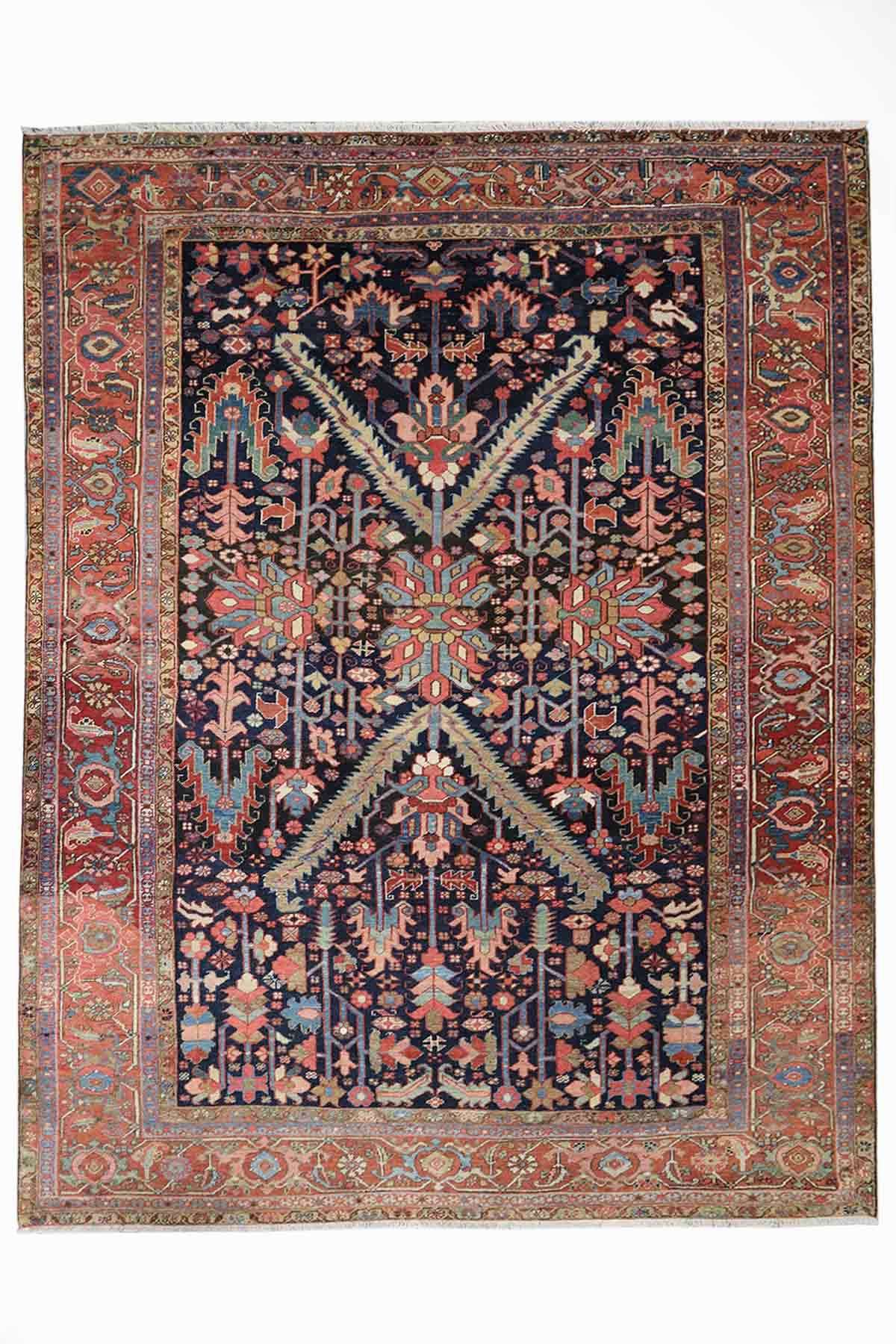 Antique Heriz Rug - 3.5 x 2.6 m