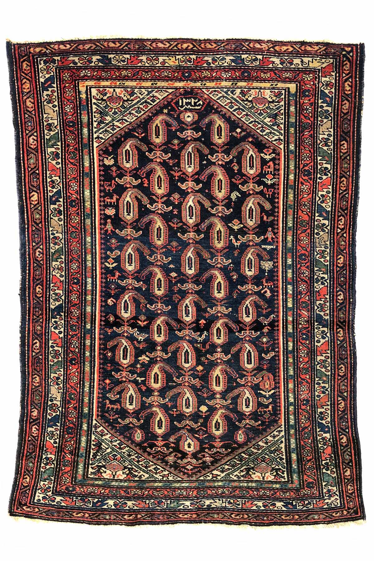 Antique Mishan Malayer - Persian Rug Dated 1906