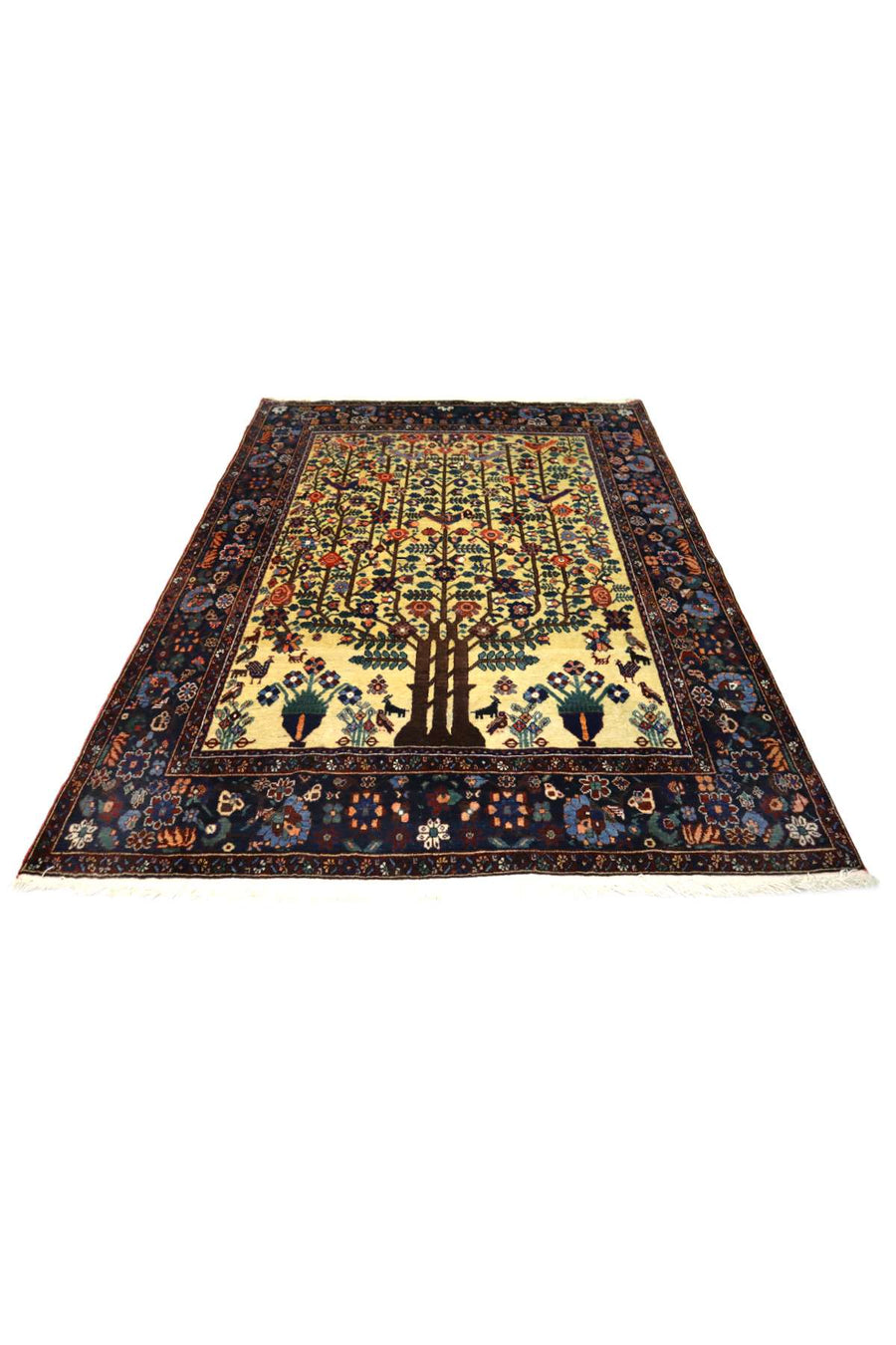 Neyriz Rug - Tree of Life - 1.96 x 1.52 m - Private Collection