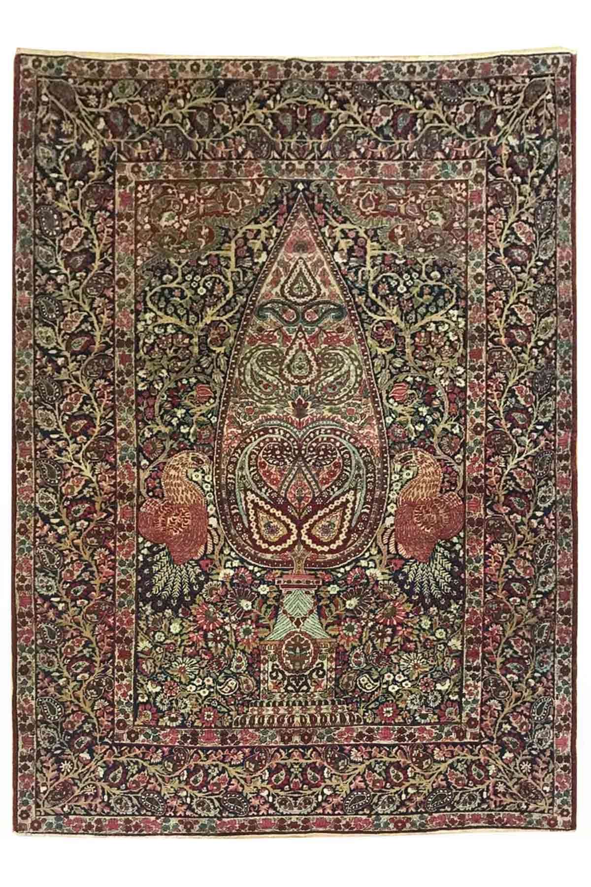 Antique Ravar - Persian Kerman Rug