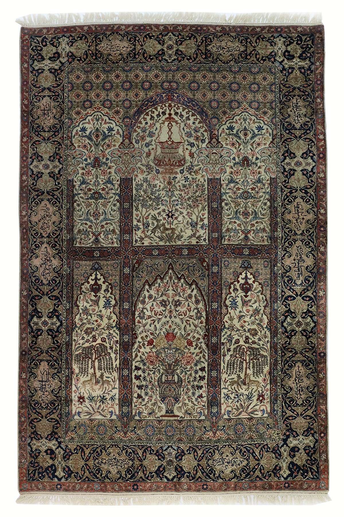 Antique Tabriz Rug - Alabaf Workshop - 2.7 x 1.8 m
