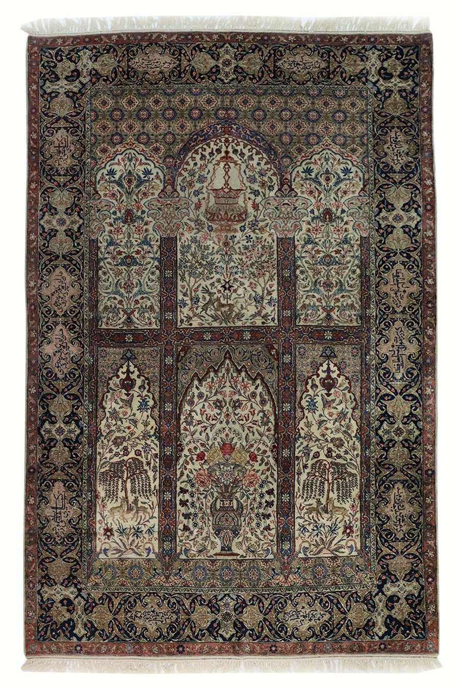 Antique Tabriz Rug - Alabaf Workshop - 2.7 x 1.8 m