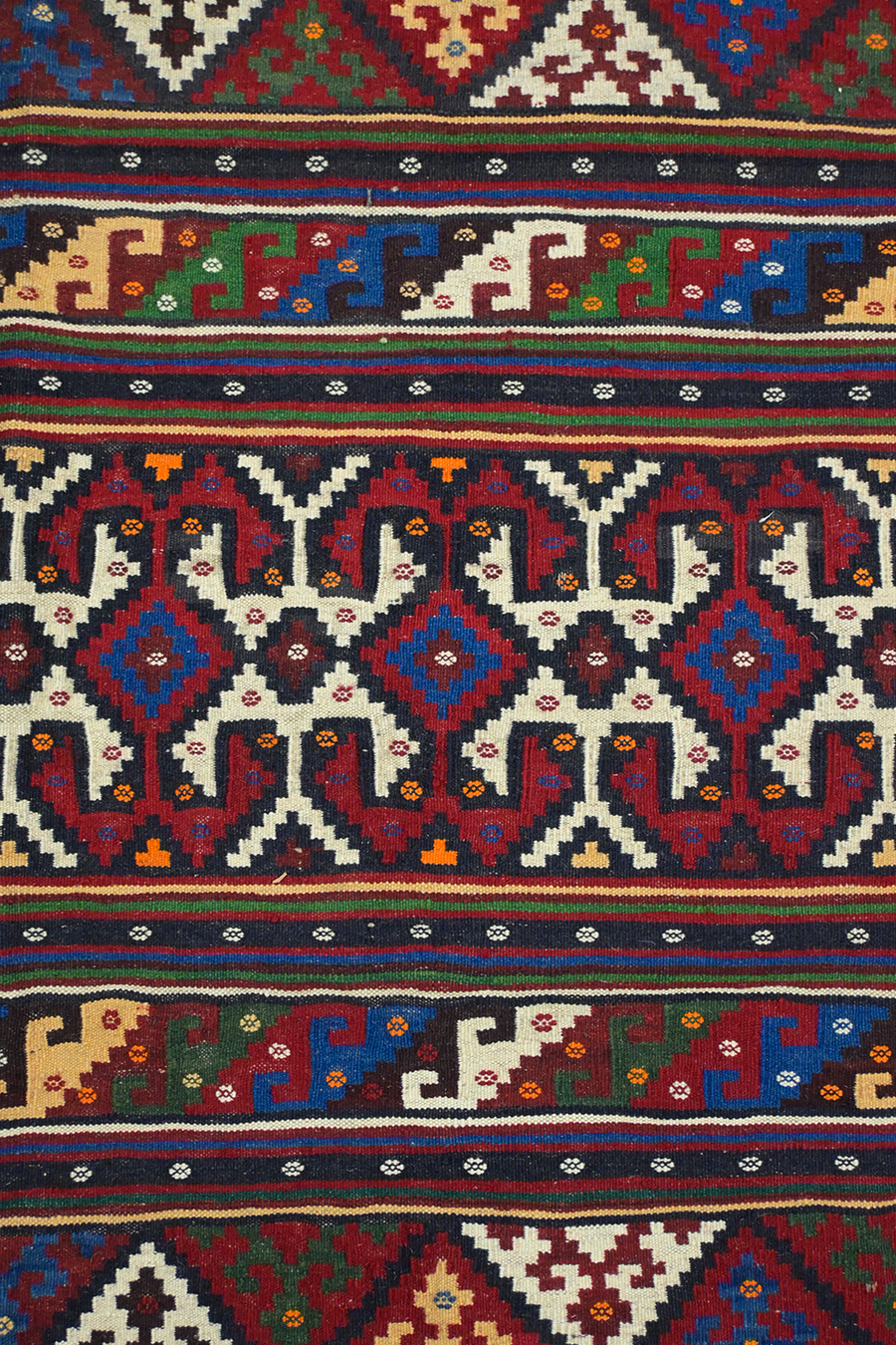 Persian Tribal Kilim - Geometric Design - 2.35 x 1.6 m