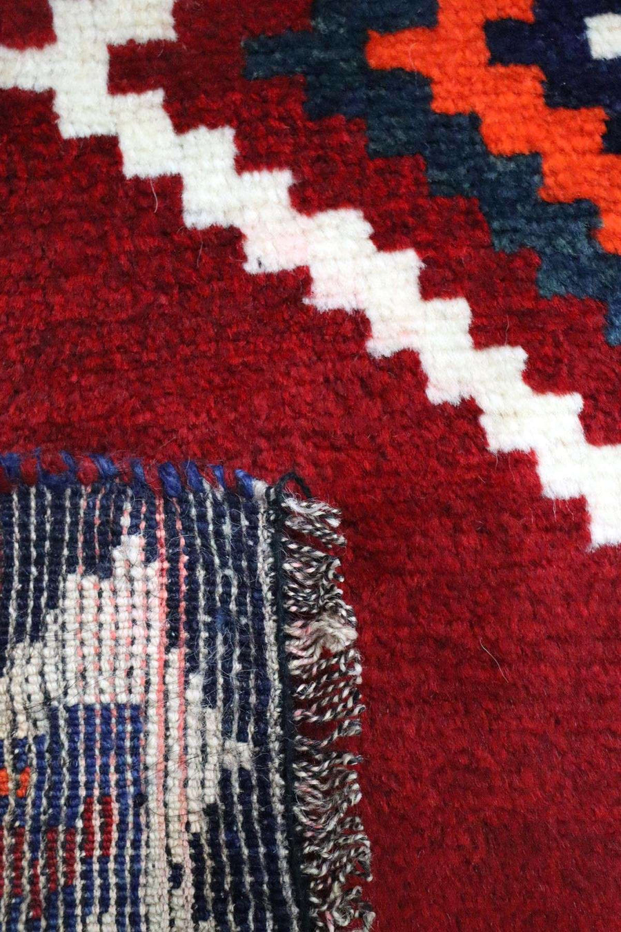 Vintage Gabbeh Rug Geometric Design - 2 x 1.35 m