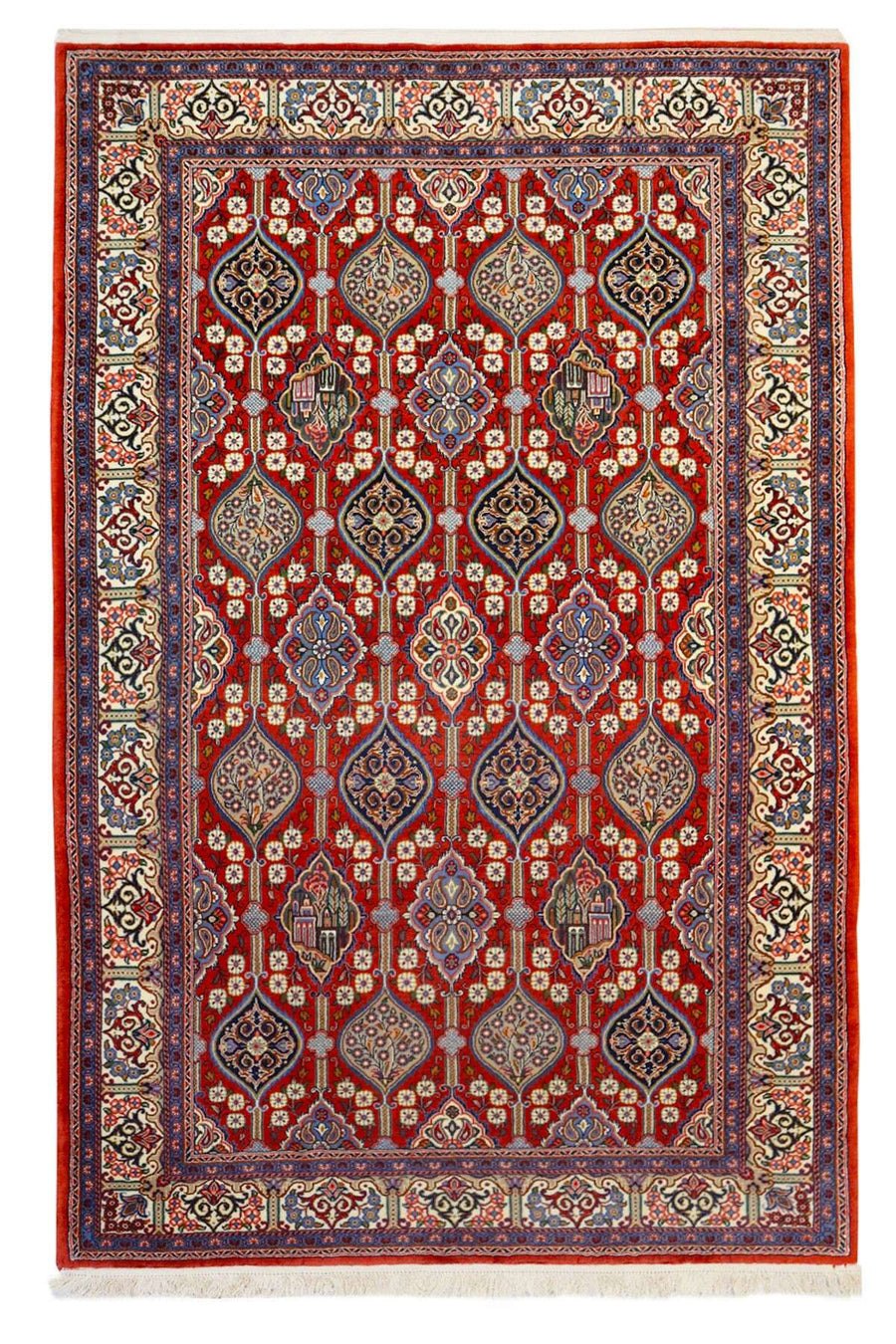 Fine Sarouk Rug - Intricate Storytelling Rug - 2.85 x 1.75 m