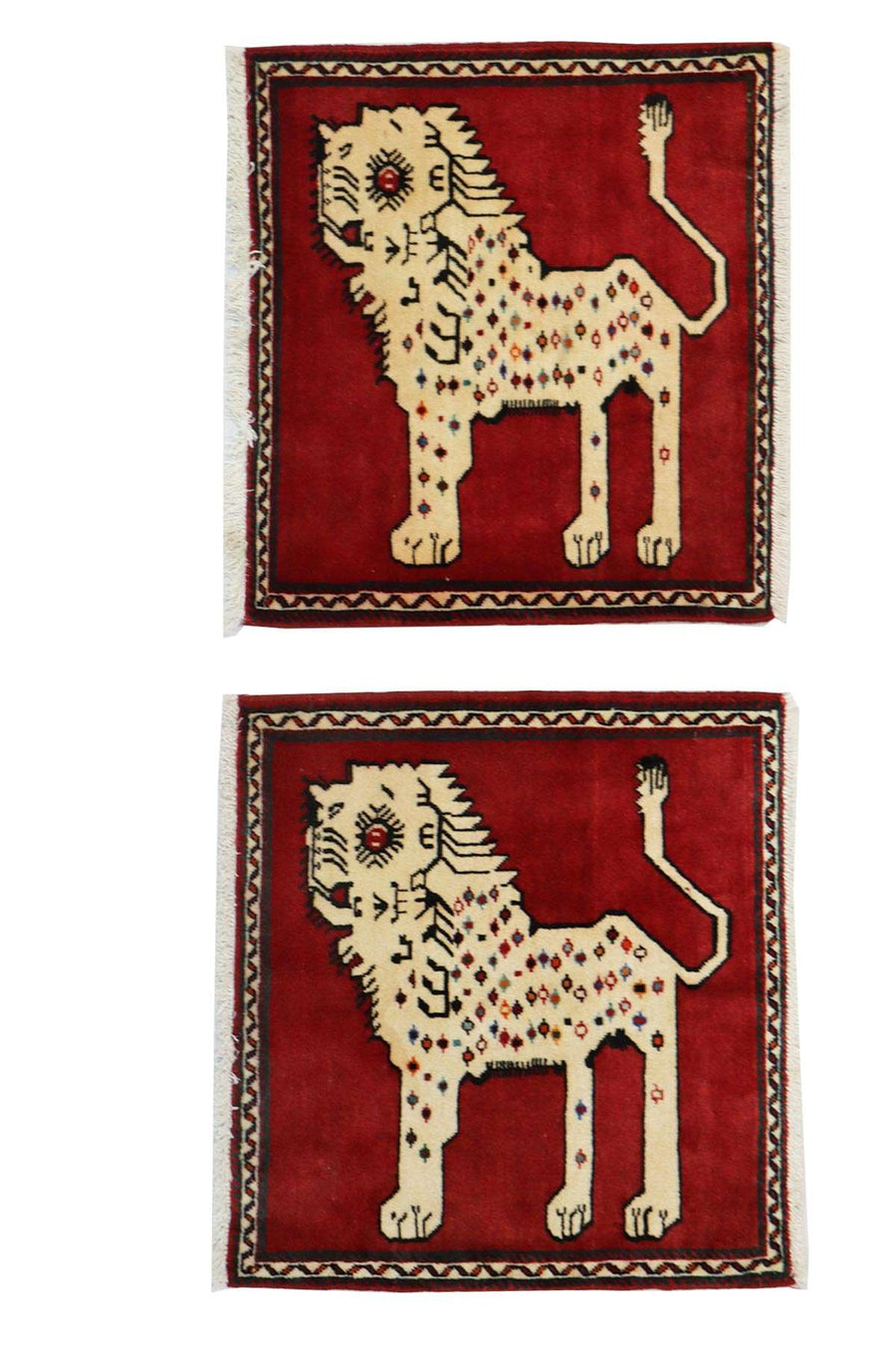 Pictorial Lion Rug - 65 X 65 cm