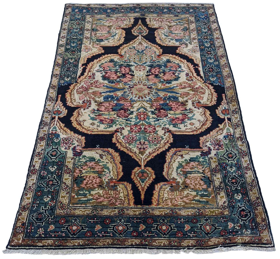 Antique Zanjan Rug - 1.89 x 1.12 m