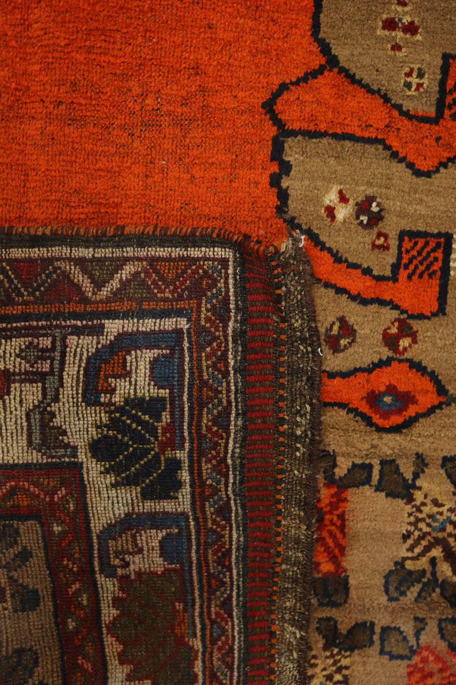 Shiraz Qashqai - Pictorial Lion Rug - 2.25 X 1.3 m