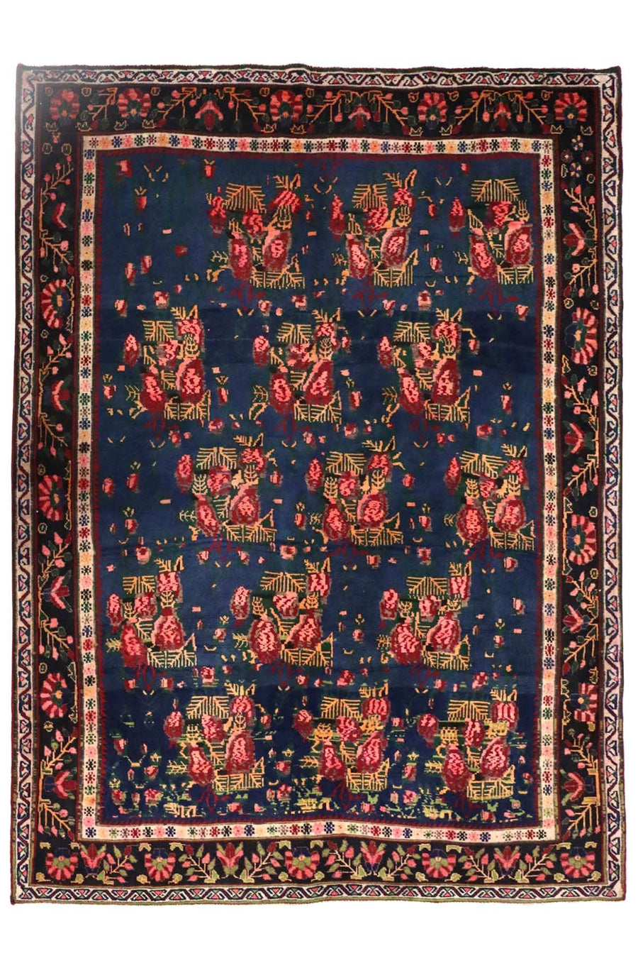 Decorative Persian Rug - Foreign Flowers - 2.4 x 1.75 m