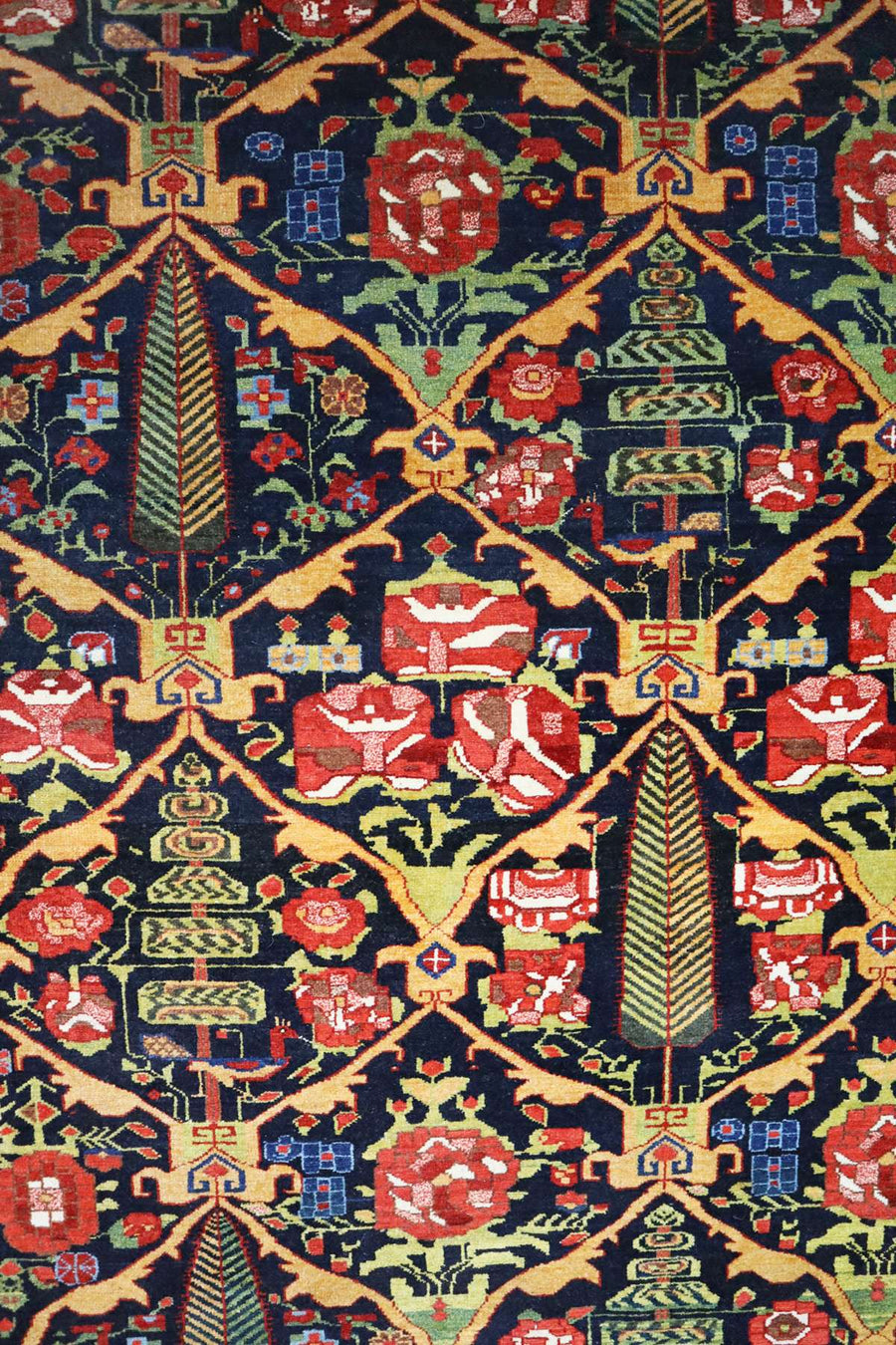 Antique Bakhtiari Rug - 3.3 x 1.9 m