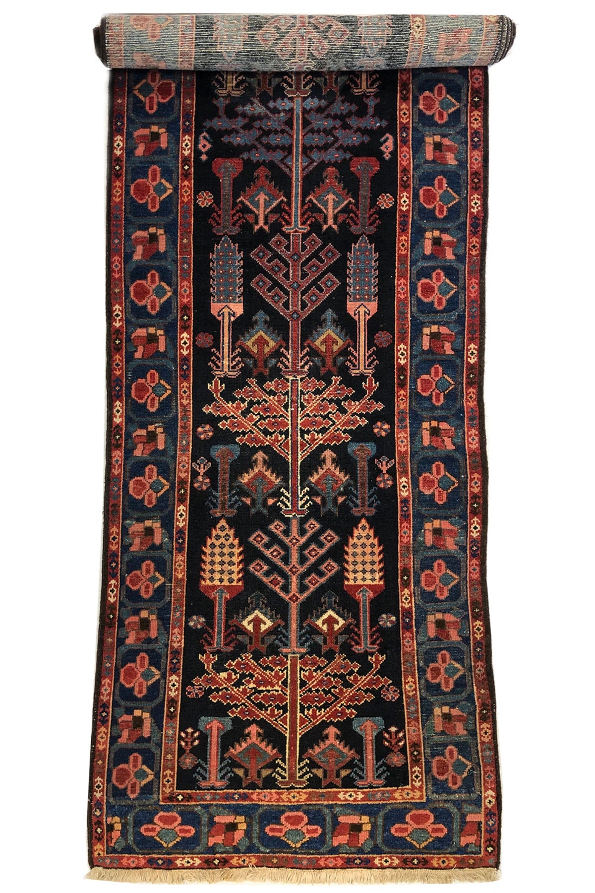 Antique Persian Baktiari - 3.52×0.94 m