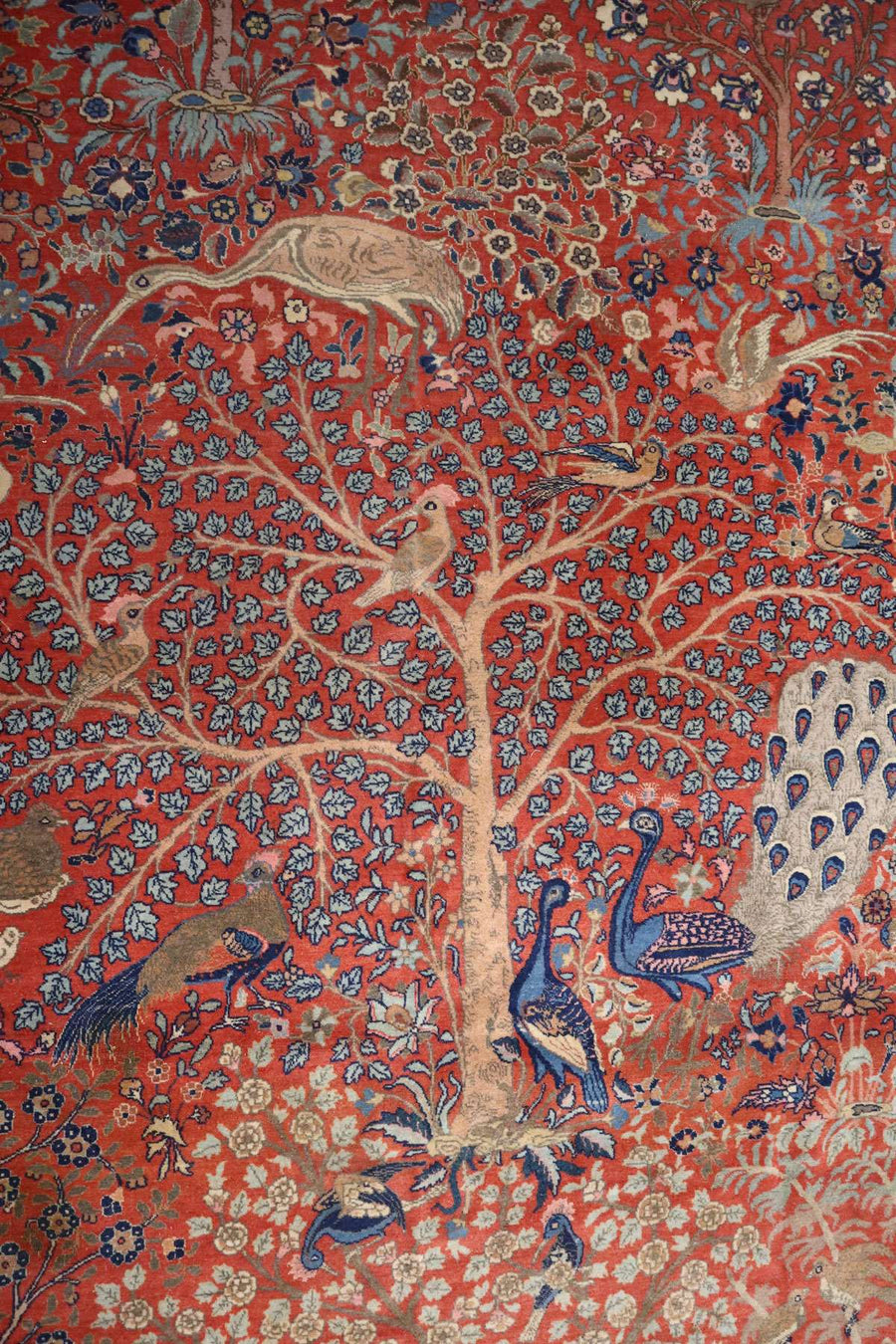 Antique Tabriz Rug - A Scene of Paradise - 2.76 x 1.66 m