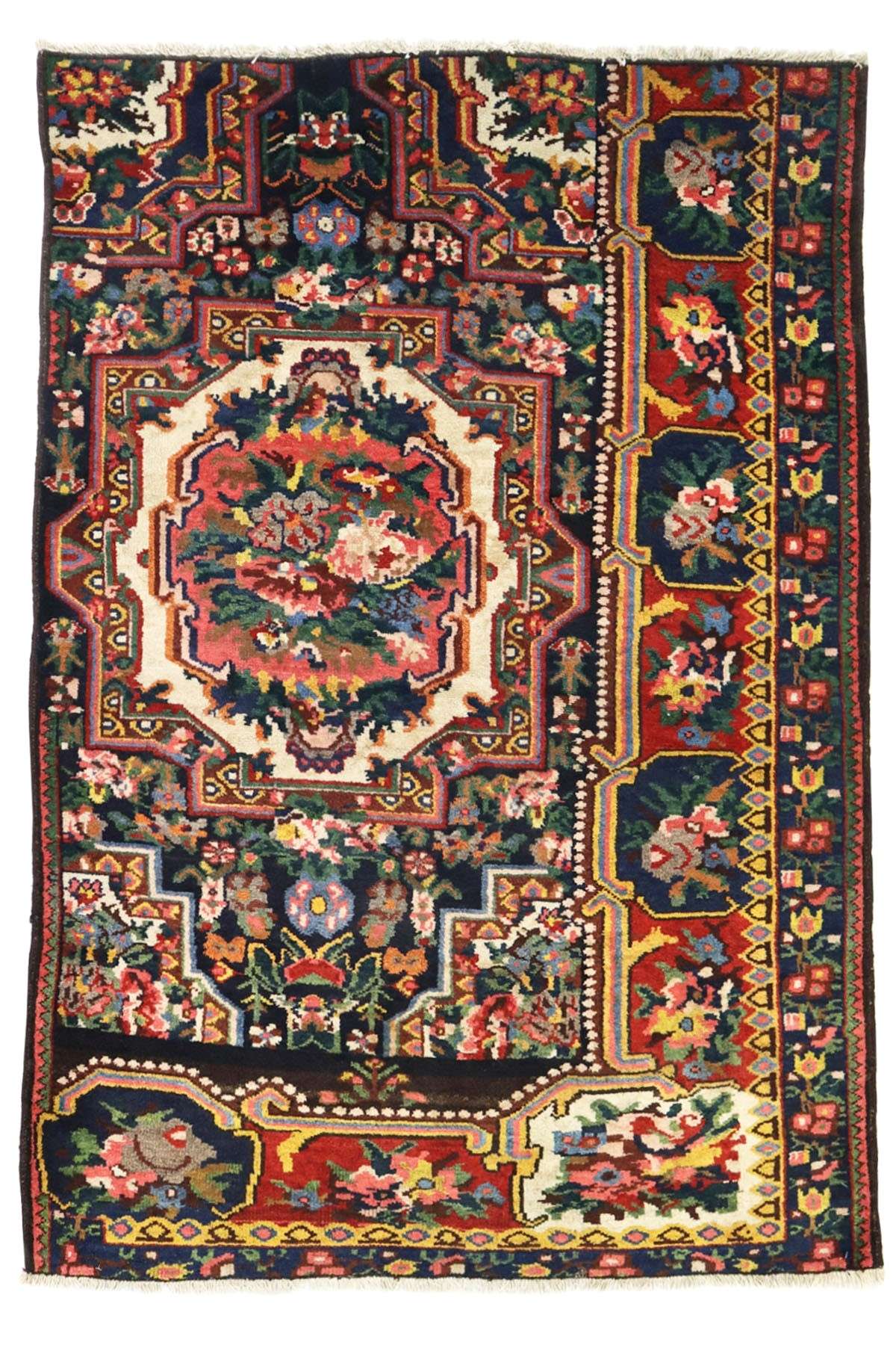 Persian Baktiari Sampler - Antique and Collectible - 1.68 x 1.14 m
