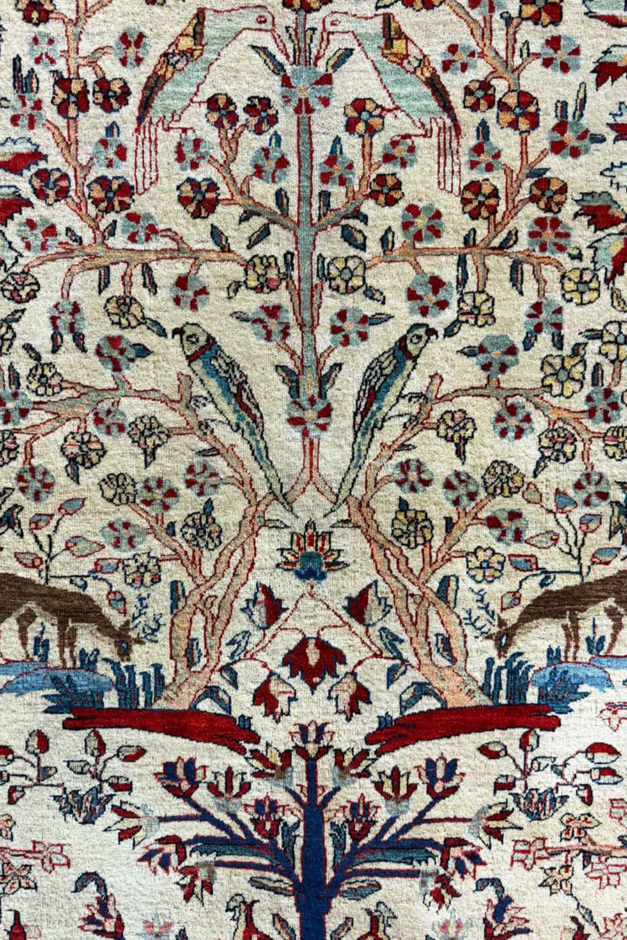 Antique Tehran Rug - Pictorial & Collectible - 2.92 x 1.86 m