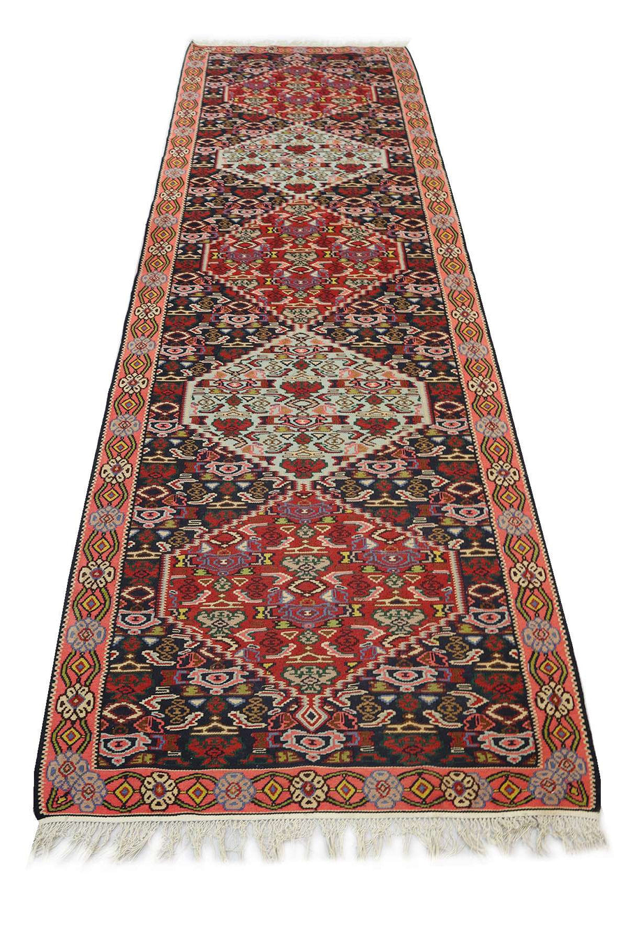 Kurdish Hallway Runner - Handmade Wool - 2.8 x 0.83 m