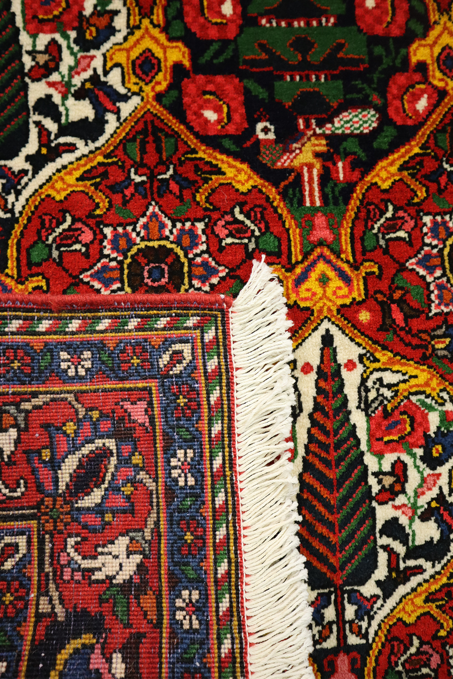 Persian Bakhtiari Rug - Garden Design - 1.6 x 1.1 m