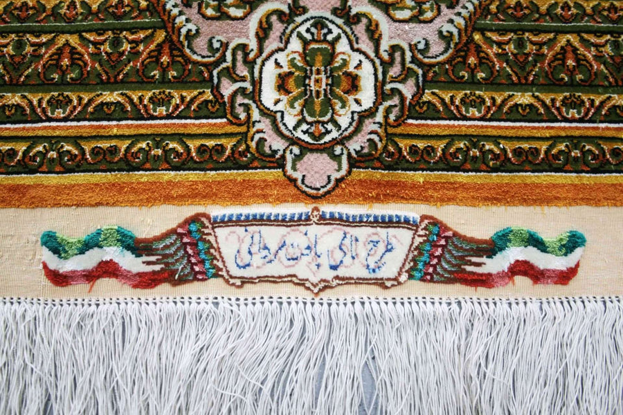 Masterpiece Tabriz Silk Rug