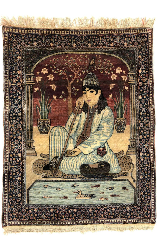 Antique Persian Rug - Mohtasham Kashan Darvish - Private Collection
