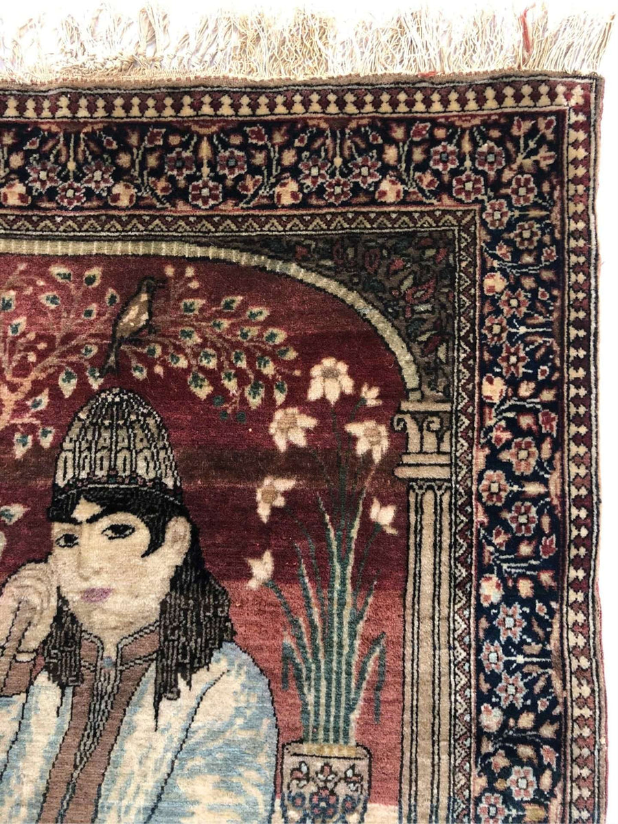 Antique Persian Rug - Mohtasham Kashan Darvish - Private Collection