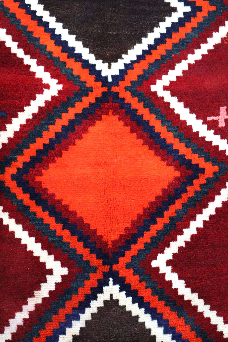 Vintage Gabbeh Rug Geometric Design - 2 x 1.35 m