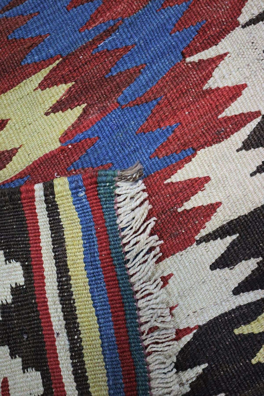 Antique Qashqai Kilim - 2.86 x 1.65 m