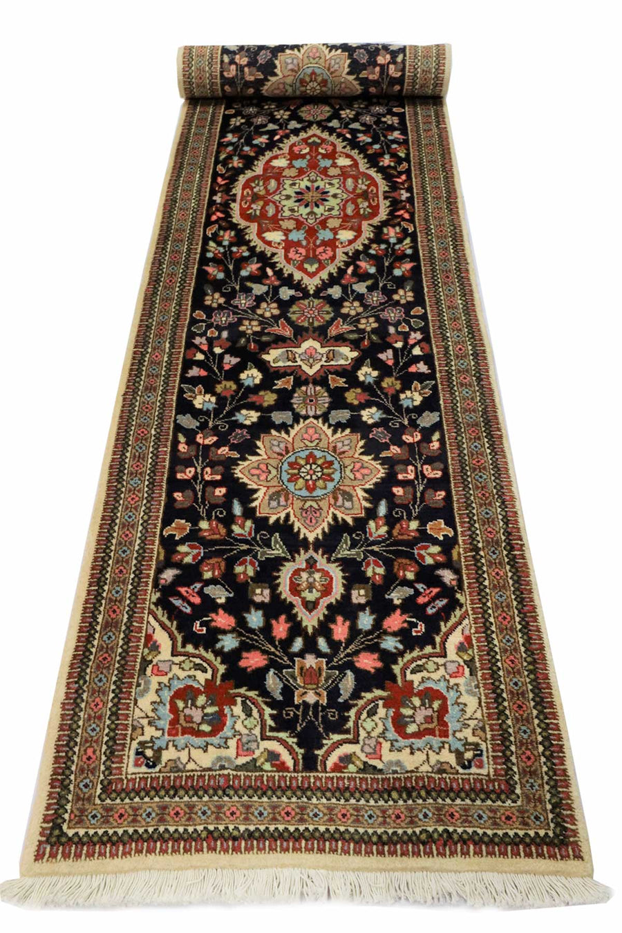 Persian Tabriz Runner - 3.05 x 0.8 m
