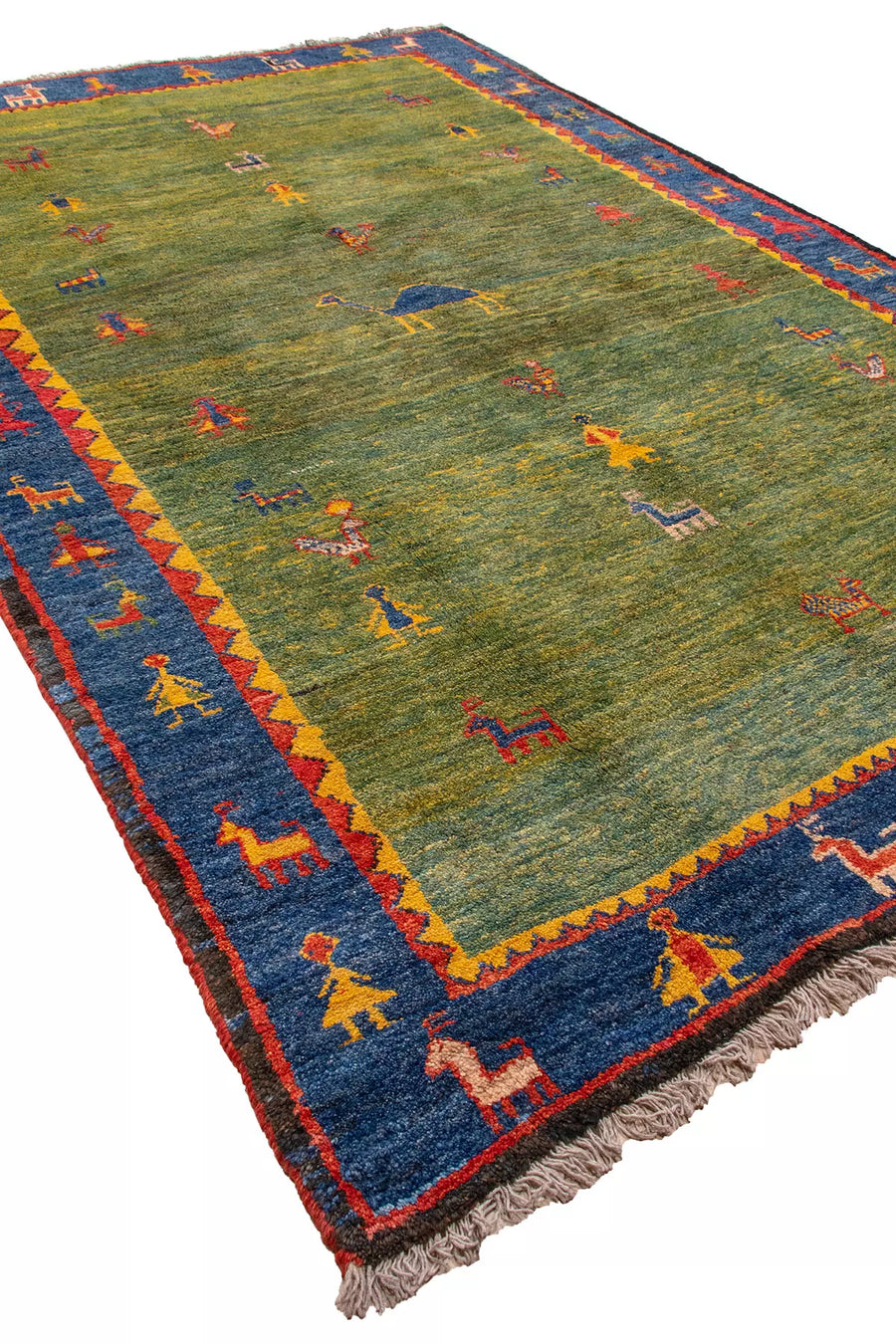 Pictorial Gabbeh Rug - 2.9 x 1.9 m