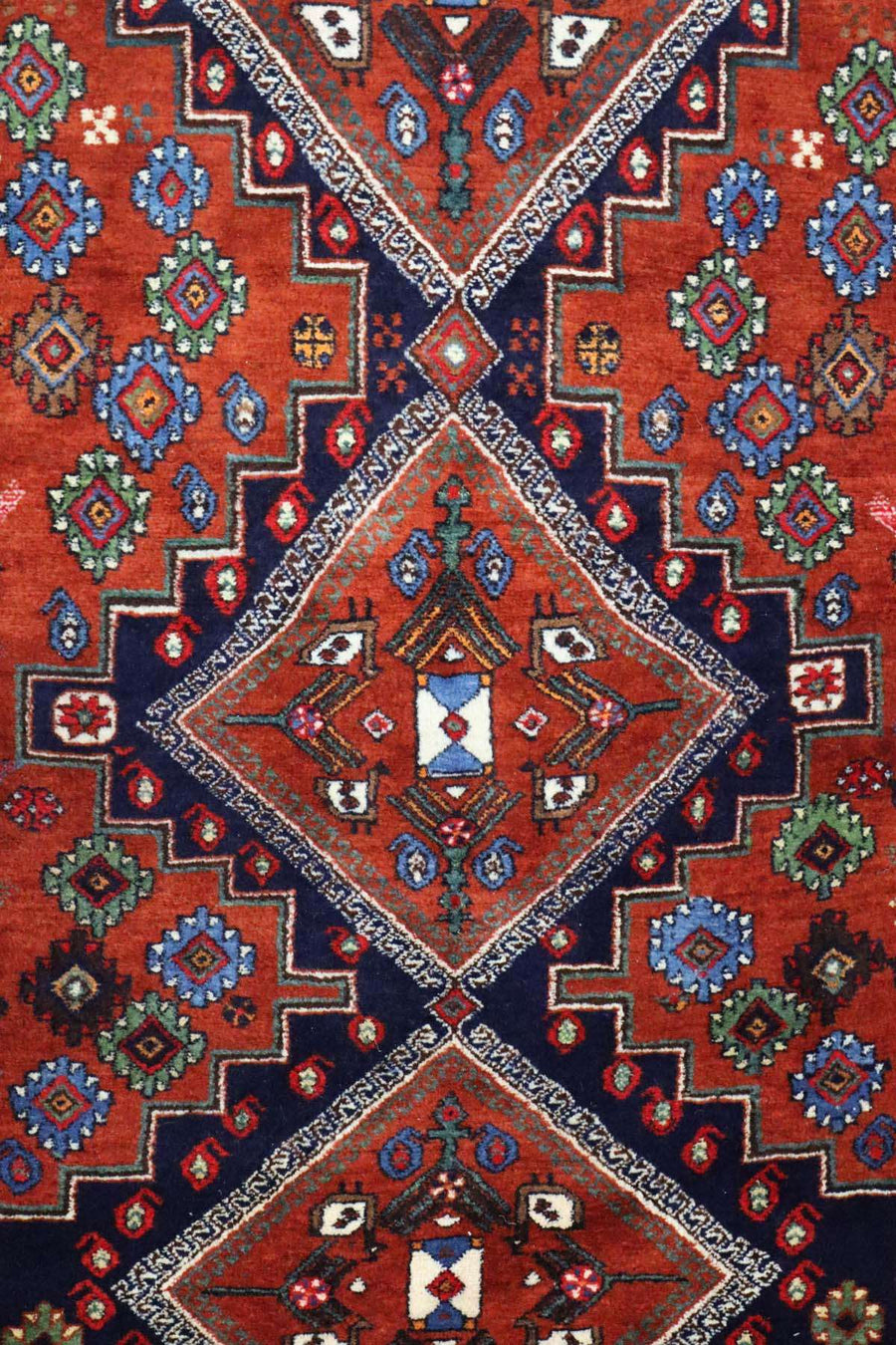 Persian Tribal Rug Afshar - 2.2 x 1.52 m