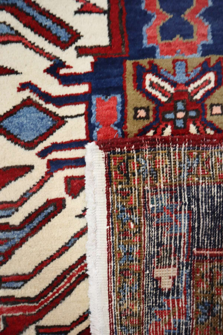 Azerbaijan Tribal Hallway Runner - 3.35 x 0.97 m