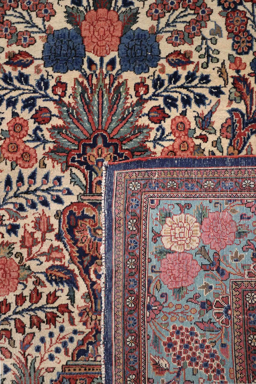 Persian Kashan Rug - Antique & Collectible - 1.28 x 2.08 m