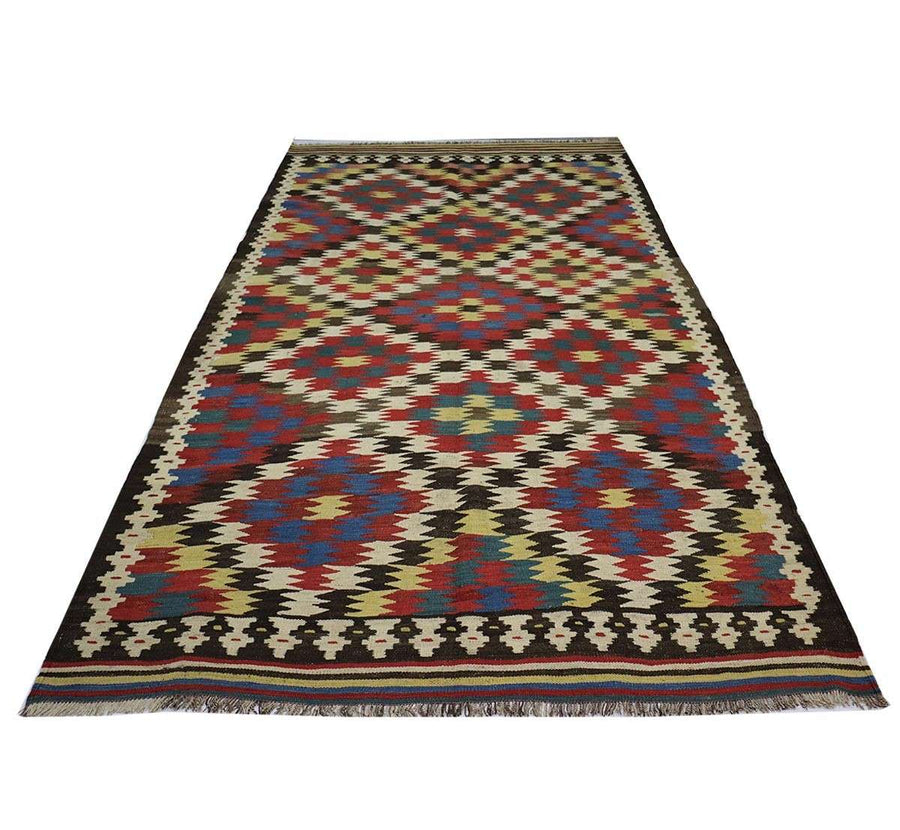 Antique Qashqai Kilim - 2.86 x 1.65 m