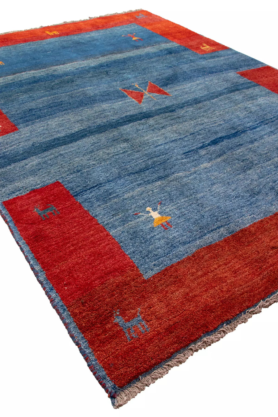 Persian Gabbeh Rug Butterfly Design - 2.8 x 2.1 m