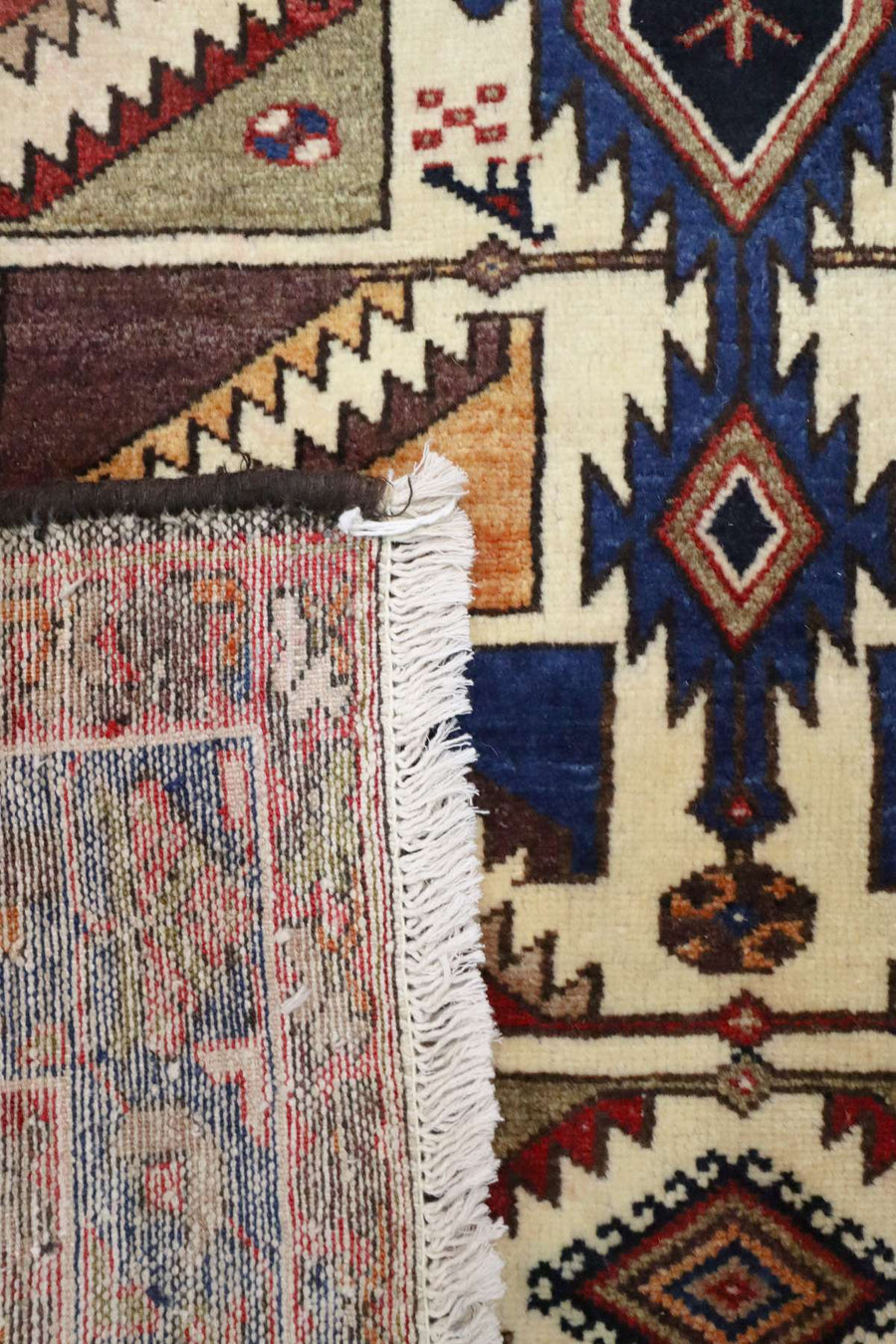 Persian Handwoven Mazleghan Rug - 2 x 1.35 m