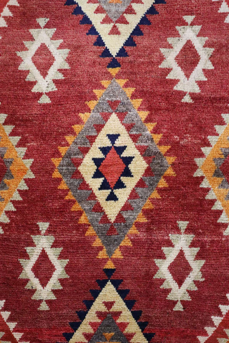Retro Qashqai Gabbeh Rug - 1.55×1.17 m