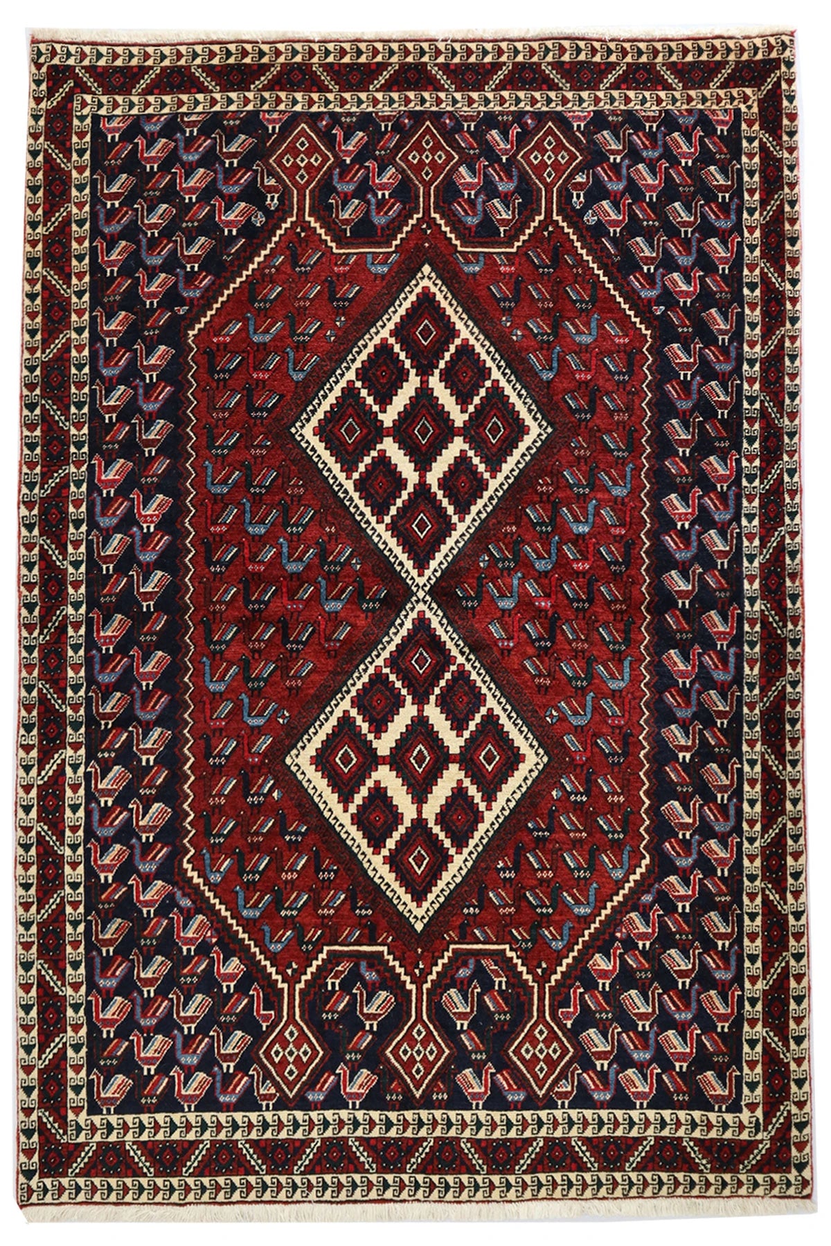 Persian Rug Afshar - 1.75 x 1.3 m