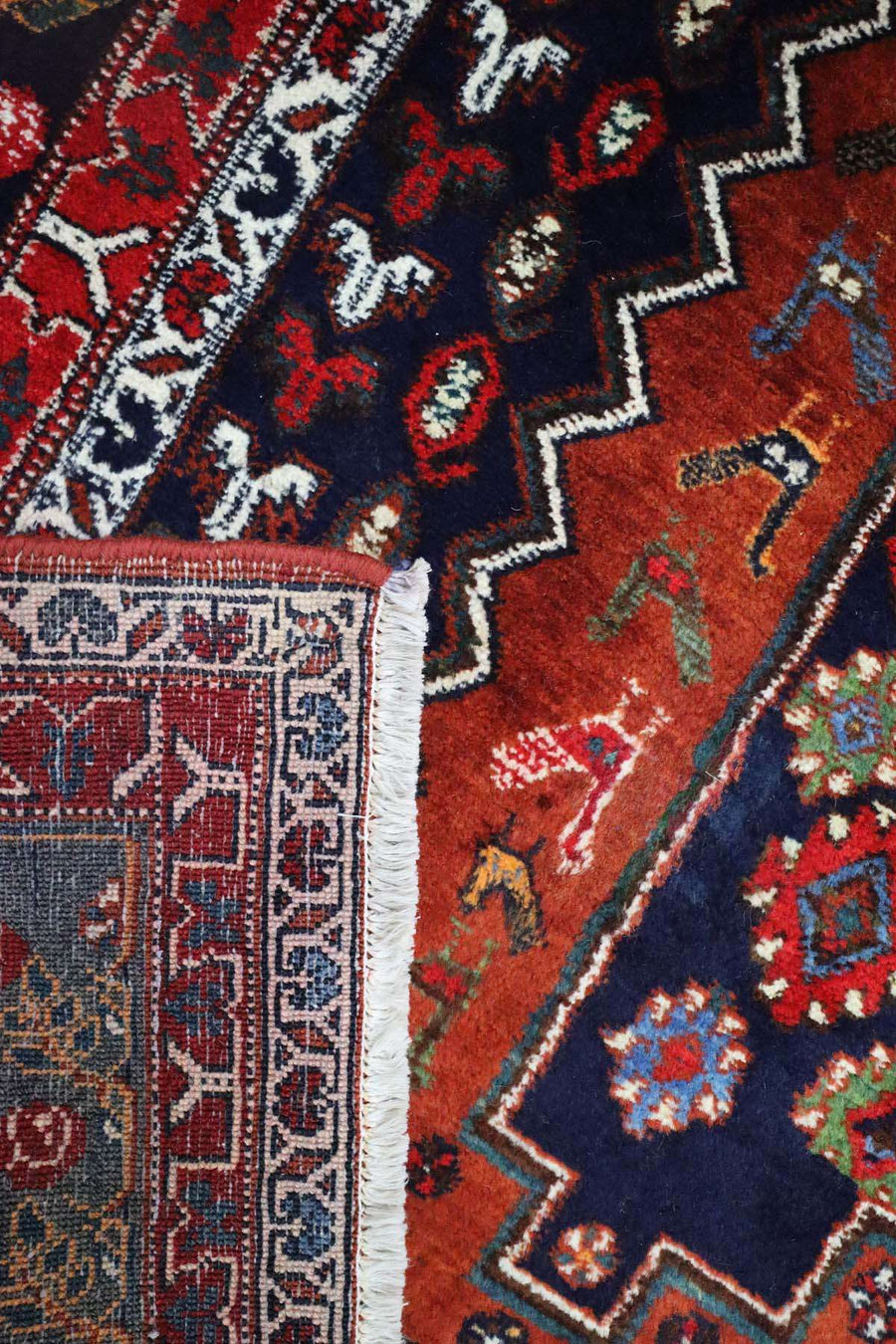 Persian Tribal Rug Afshar - 2.2 x 1.52 m
