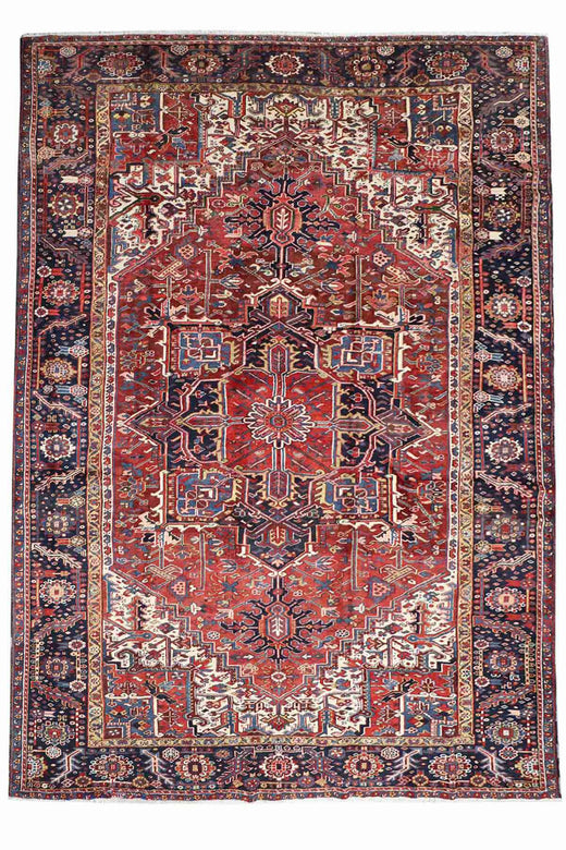 Vintage Heriz Rug - 4 × 2.8 m