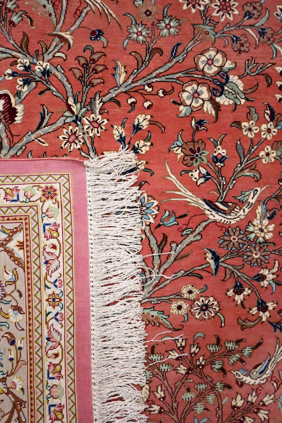 Persian Qum Rug - Luxurious Silk Rug - 1.5 x 1 m