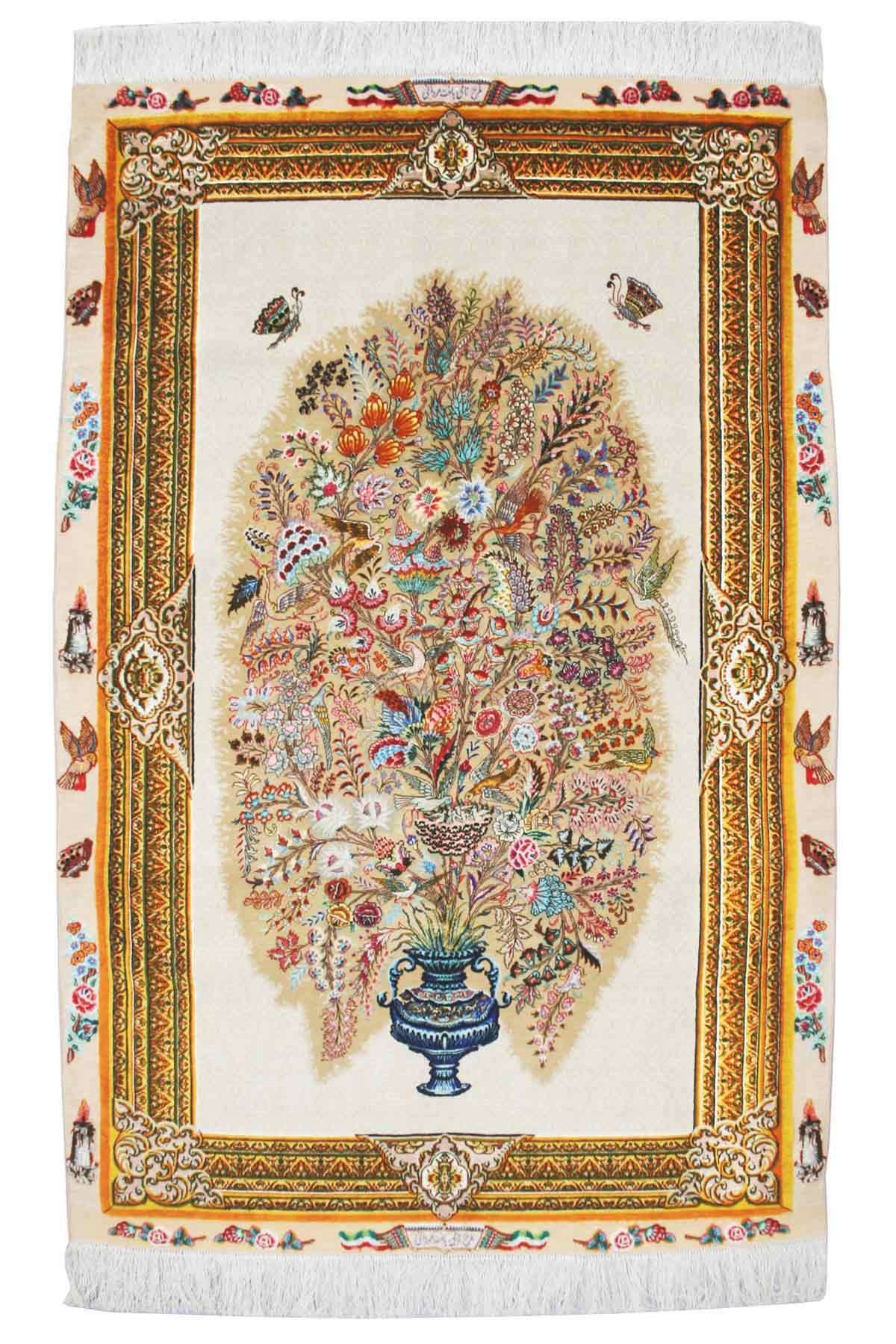 Masterpiece Tabriz Silk Rug