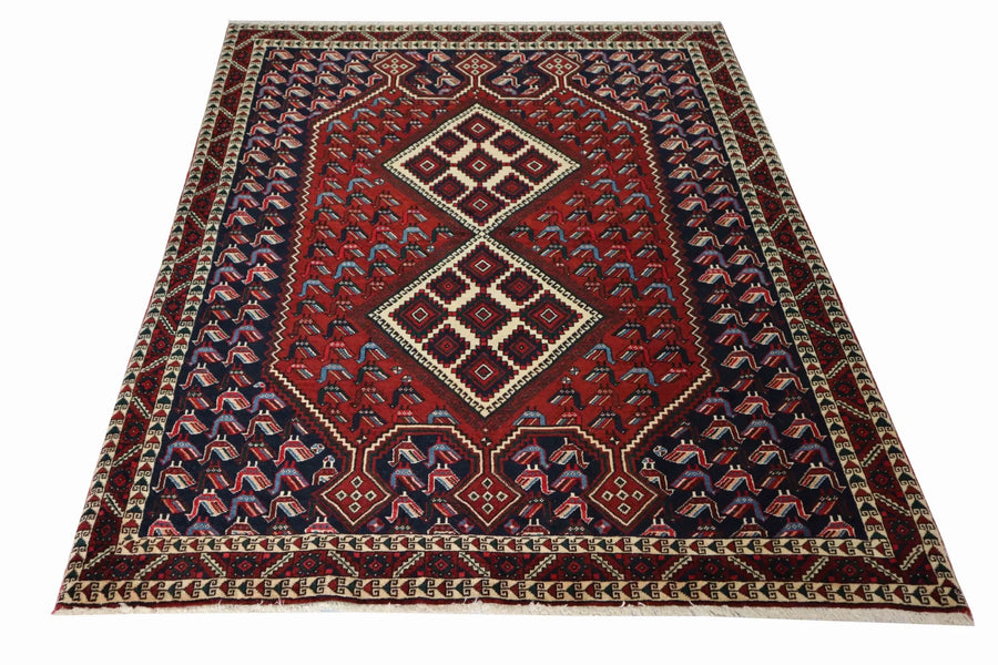 Persian Rug Afshar - 1.75 x 1.3 m