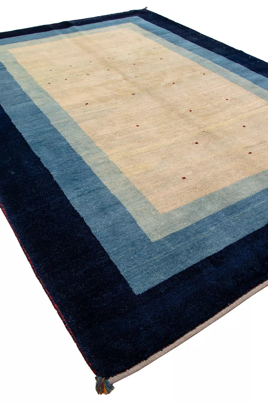 Minimalist Handmade Gabbeh Rug - 2.85 x 2 m