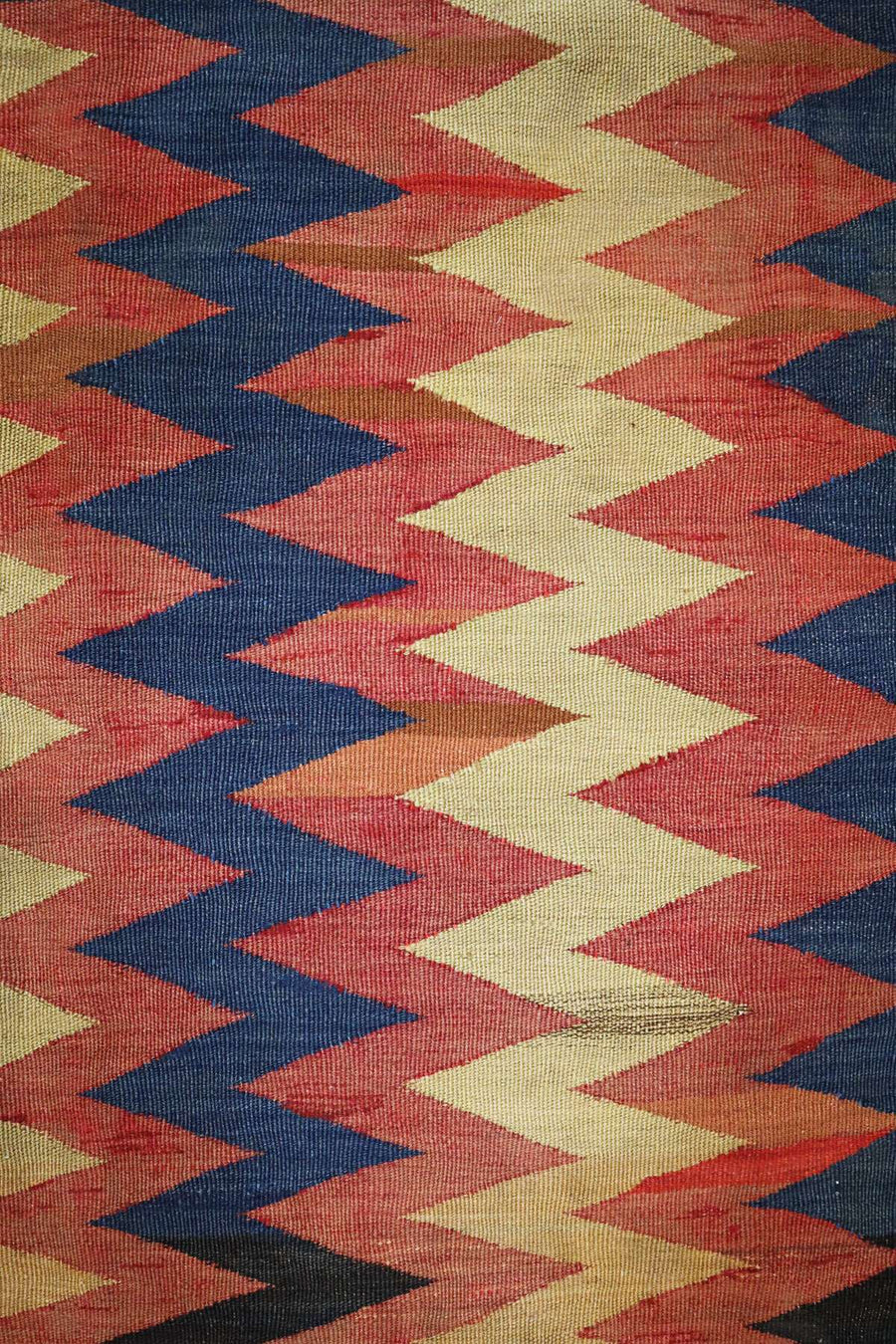 Retro Afshar Sofreh - Persian Flat-Weave Rug - 1.08 x 0.91 m