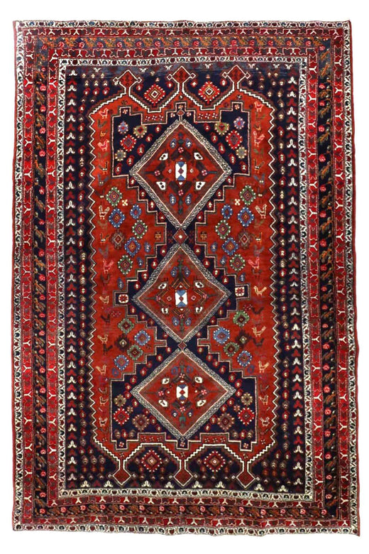 Persian Tribal Rug Afshar - 2.2 x 1.52 m