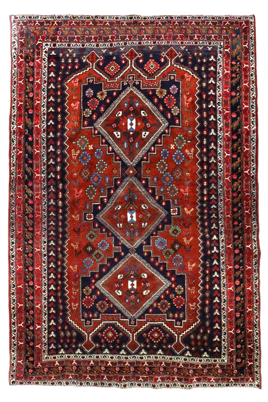 Persian Tribal Rug Afshar - 2.2 x 1.52 m