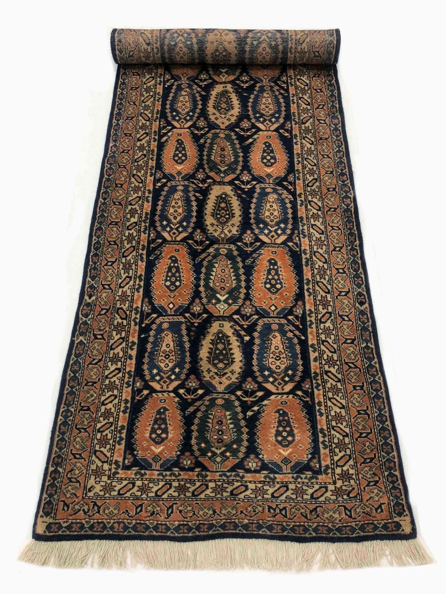 Vintage Hallway Runner - 2.9 × 0.77 m