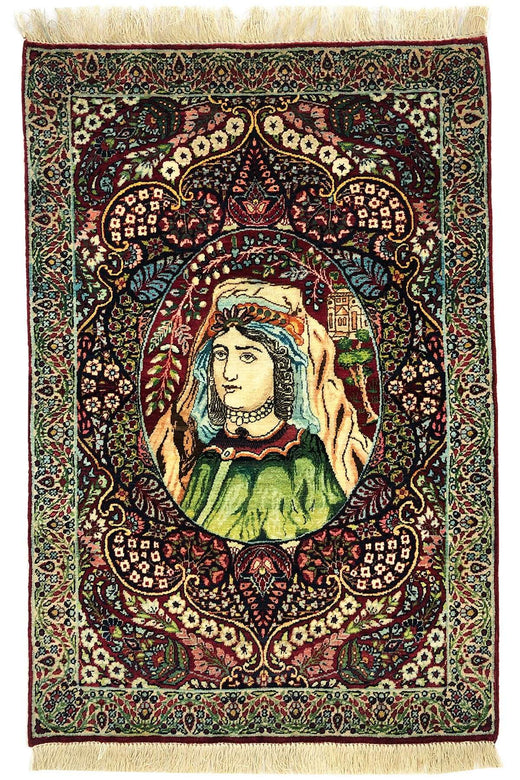 Qajar Princess Kerman Rug - Private Collection
