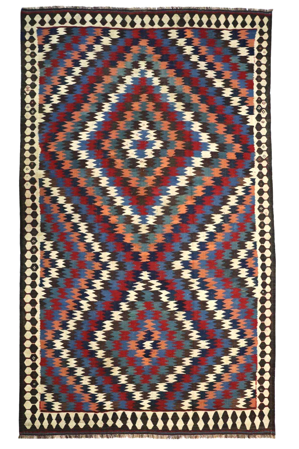 Persian Varamin Kilim Collectible - 3 x 1.8 m