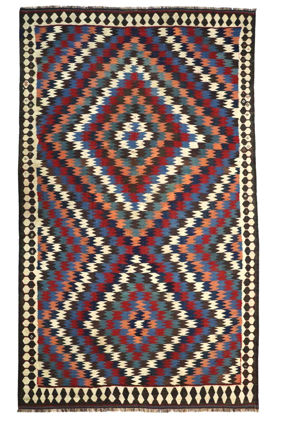 Persian Varamin Kilim Collectible - 3 x 1.8 m